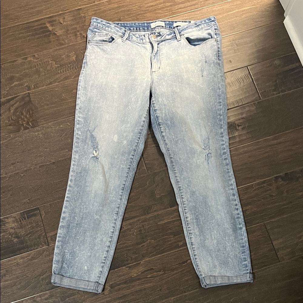 Jessica Simpson Forever Skinny Crop Size Junior 32